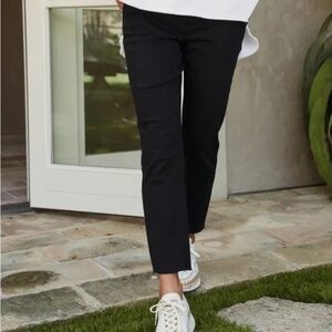 NEW Frank & Eileen Wicklow Italian Performance Twill Chino Pants Black NWOT 12